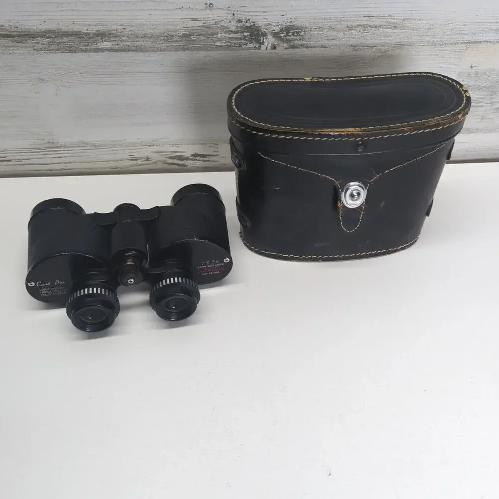 VINTAGE BINOCULARS Cashbox 7X35 Extra Wide Model 437355 - 551ft 1000yrds - Rare